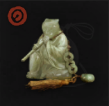 Amuleto colgante de mono